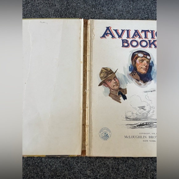 Aviation Book COPYRIGHT, 1918, BYMcLOUGHLIN BROTHERS. Inc.NEW YORK - Picture 5 of 15